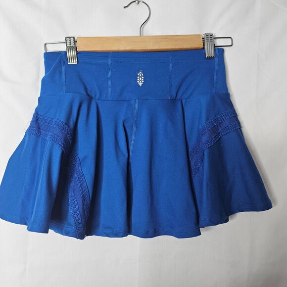 Free People Movement Women's Summer Pleats Thank Skirt Blue Size XSmall - Picture 3 of 12